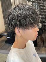 ジュンヌオム リンカラン(Jeune Homme LINGKARAN) ツイストスパイラルパーマ×マッシュ×メッシュ