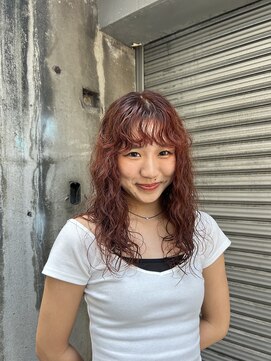 ハイプ(HYPE) 【藤沢/湘南】スパイラルパーマ×オレンジカラー