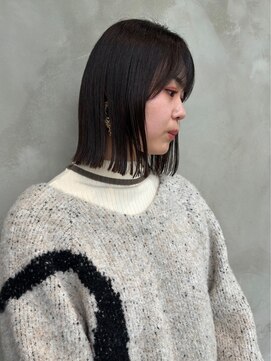 ハバナ 立川(HAVANA) 切りっぱなしボブ韓国へア透明感カラー髪質改善トリートメント