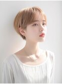 ハイトーンマッシュショート