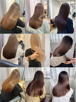 イル 大阪淀屋橋(i'll)の写真/【淀屋橋】縮毛矯正/髪質改善特化サロンならではの技術を体感◎ナチュラルな地毛風ストレートで梅雨も快適*