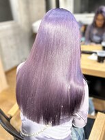 フルブルーム 東林間(fullbloom)&nbsp;レイヤーカットケアブリーチラベンダーカラー髪質改善