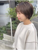 ロア(LOA)&nbsp;ショートグレージュ丸みショート