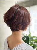 前下がりショートボブ/大人ショート/ふんわりショート/30代40代