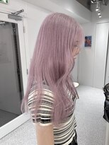 ペレ 渋谷(PELE) イメチェン/ホワイトブロンド/外ハネボブ/ワイドバング/渋谷