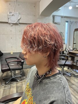 ルフレ 新宿歌舞伎町店(Reflet) men's/メンズスタイル/メンズカット/レッドブラウン