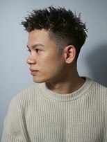 ツーブロスパイキーショート