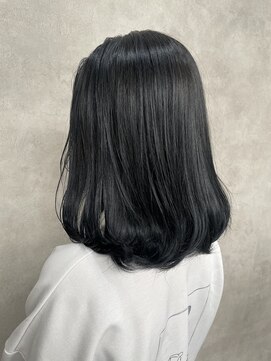 ルノン(LUNON) ホワイトグレージュミニウルフチェリーブラウンデジタルパーマ