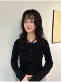 ロングレイヤーブリーチパーマ