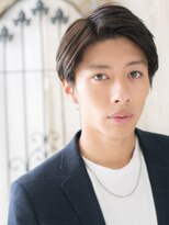 メンズヘア ビーセカンド 草加店(MENS HAIR B-2) 清潔感アースカラー七三分けメンズショートY草加