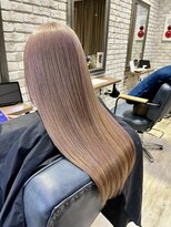 タックバイハレ たまプラーザ(takk by Hale)&nbsp;[takk]髪質改善縮毛矯正/チェリーブラウン/ホワイトグレージュ