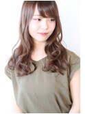 【透明感、愛らしい大人な魅力Aラインパーマデザイン】