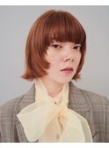 顔まわりレイヤーボブ/ボブスタイル