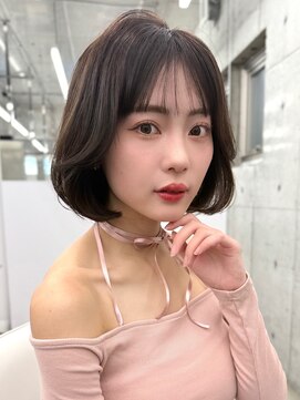 アイヴィ 表参道(IVY) 韓国ヘア 結べるボブ 顔まわりカット【肥田亜沙美】