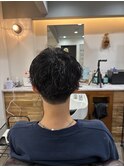 #サーフカール#スパイキーショート#ブルーブラック#船橋