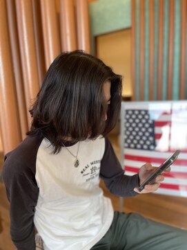 ミュウ(MIU) メンズボブウルフスタイル