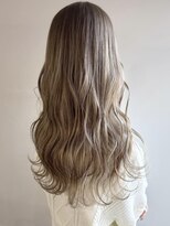 エル セルカ 高田馬場(el CERCA)&nbsp;ブリーチなしダブルカラー×ミルクティーベージュ