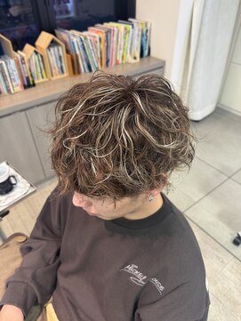 ニューヨークニューヨーク 大久保店(NYNY) メンズパーマ×ハイライト