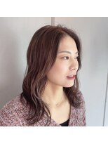 ミクマル(micmal)&nbsp;春の大人可愛い◎ピンクブラウンレイヤー透明感