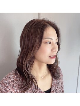 ミクマル(micmal) 春の大人可愛い◎ピンクブラウンレイヤー透明感