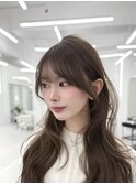 韓国スタイル/ナチュラルくびれヘア_くびれ巻き_レイヤーカット