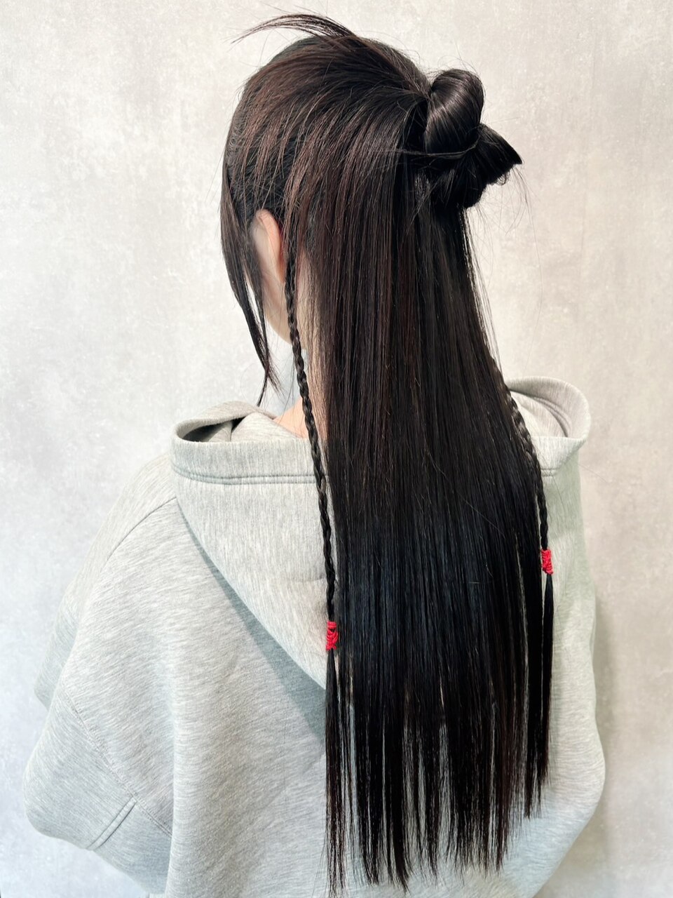 艶髪髪質改善トリートメントハーフアップヘアアレンジ渋谷：L278952551