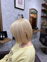 シールドヘアー 沖縄 新都心(C'LD Hair) 抜きっぱなしホワイトブロンド/那覇美容室/新都心美容室