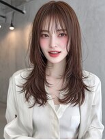 サロンドアイ(salon de i)&nbsp;柔らかくびれレイヤー × ショコラブラウン