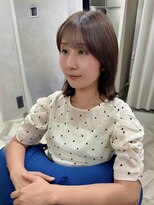 キラーナセンダイ(KiRANA SENDAI)&nbsp;透明感マロンベージュ×大人かわいい小顔ミディ30代/40代/50代