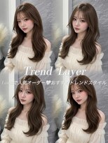 ラビス クローバー(Lovis clover)&nbsp;透明感カラー/レイヤーカット/ブリーチなしダブルカラー/熊谷