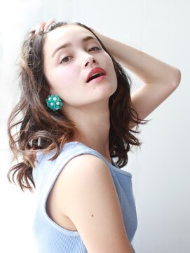 ルージュミュー(ROUGE mieux) ミディアム/パーマ/デジタルパーマ/コテ巻き風パーマ【茗荷谷】