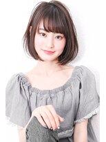 モニカ 西宮北口(Monica)&nbsp;大人かわいい伸ばしかけグレージュナチュラルボブ
