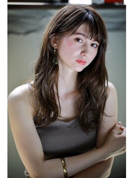 ラべリー 池袋(LOVELEY) アッシュブラウン 前髪カット【池袋】