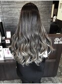 ローウェイトバレイヤージュ/コントラストグレージュ
