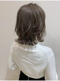 大人かわいい小顔前下がりスリークボブローライト20代30代40代