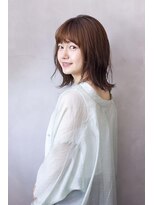 ハコ(haco)&nbsp;レイヤーウルフくすみベージュ