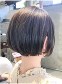 20代30代40代 人気 グレージュ 前下がりショートボブ【ROJITHA】