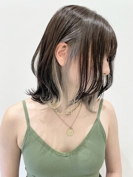 トルネード(TORNADO) 20代30代40代 韓国ヘア インナーカラー くびれミディ M86