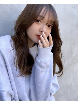 ドットハリス(.Hallis) 小顔カット/レイヤーカット/大人可愛い/ベージュ/20代30代40代