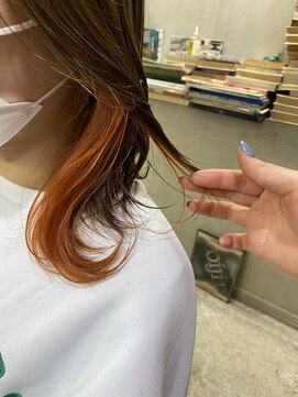 ロイジー(roijir) 表参道roijirインナーカラー×オレンジカラー