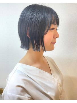 グリードヘアー セルフィッシュ(GREED hair SELFISH) 首がすっきりして見えるぱつっとボブ