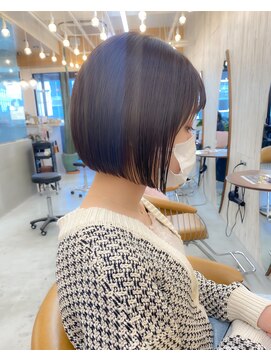 ロンドアジュール 横浜(Lond azur) 小顔ナチュラルボブ ココアベージュ【久保田夢美】横浜