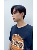 プランツ ヘアサロン(Plants HAIR SALON by GEORGE)&nbsp;アップバングのセンターパート◎黒髪