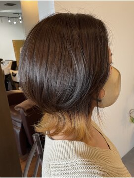 スタジオフェリース ウルフレイヤー裾インナーカラー