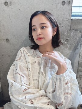 ルービック 梅田茶屋町(Rubik) 小顔効果◎外ハネ前下がりボブ/髪質改善