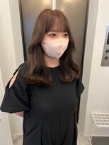 ボタン ハカタ(VOTAN hakata)&nbsp;【YU_KA】韓国ヘア/前髪顔まわりカット/ブラウンベージュ