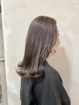 エイミーバイアフロート(amie by afloat) 透け感◎暗めアッシュグレー