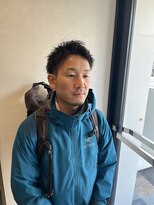 ヘアスペースブルーム エボリューション 庄内店(HAIR SPACE BLOOM evolution)&nbsp;【庄内/メンズパーマ】ベリーショート・ツイストスパイラル