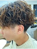 メンズ無造作パーマ