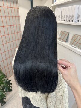 ペレ 栄店(PELE) デザインカラー/レイヤーカット/ウェットヘア/オリーブベージュ